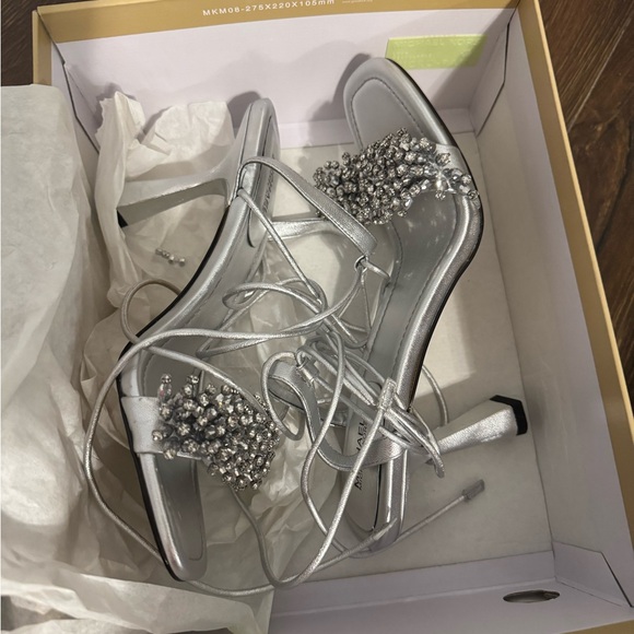 Michael Kors Silver Women's Shoes - Picture 3 of 6